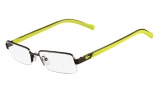 Lacoste L2148 Eyeglasses Eyeglasses - 035 Satin Dark Gunmetal / Yellow