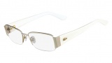 Lacoste L2155 Eyeglasses Eyeglasses - 714 Gold / White