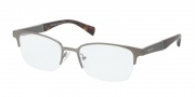Prada PR 50PV Eyeglasses Eyeglasses - LAl1O1 Brushed Gunmetal
