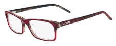 Lacoste L2602 Eyeglasses Eyeglasses - 603 Striped Bordeaux