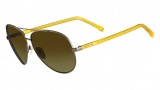 Lacoste L145S Sunglasses Sunglasses - 317 Light Khaki / Yellow
