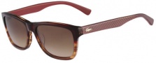 Lacoste L709S Sunglasses Sunglasses - 615 Red Temple / Brown Gradient Front