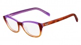 Fendi F1002 Eyeglasses Eyeglasses - 218 Light Havana / Purple