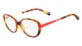 Fendi F1040 Eyeglasses Eyeglasses - 725 Light Havana / Red