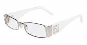 Fendi F923R Eyeglasses Eyeglasses - 028 Palladium / White