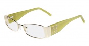 Fendi F923R Eyeglasses Eyeglasses - 714 Gold / Light Green