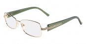 Fendi F933 Eyeglasses Eyeglasses - 714 Gold / Green