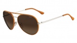 Fendi FS 5218L Sunglasses Sunglasses - 028 Palladium / Orange