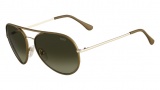 Fendi FS 5218L Sunglasses Sunglasses - 717 Shiny Gold