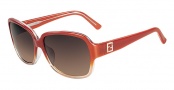 Fendi FS 5232R Sunglasses Sunglasses - 611 Gradient Brick Crystal