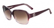 Fendi FS 5232R Sunglasses Sunglasses - 619 Gradient Crystal Red