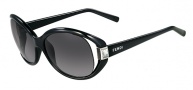 Fendi FS 5264R Sunglasses Sunglasses - 001 Black