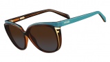 Fendi FS 5283 Sunglasses Sunglasses - 239 Classic Havana / Petroleum Blue