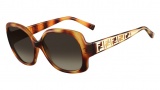 Fendi FS 5293 Sunglasses Sunglasses - 725 Light Havana