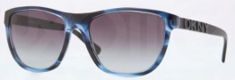 DKNY DY4103 Sunglasses Sunglasses - 35798G Spotted Blue / Gray Gradient