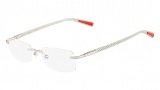 Nautica N3005/2 Eyeglasses Eyeglasses - 045 Shiny Silver / Red