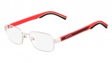 Nautica N6371 Eyeglasses Eyeglasses - 754 Shiny Palladium / Red / Black