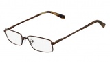 Nautica N7161 Eyeglasses Eyeglasses - 006 Satin Brown