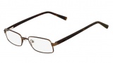 Nautica N7207 Eyeglasses Eyeglasses - 006 Satin Brown
