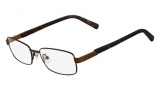 Nautica N7218 Eyeglasses Eyeglasses - 006 Satin Brown