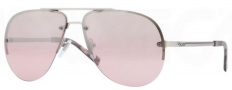 DKNY DY5074 Sunglasses Sunglasses - 10297E Matte Silver / Pink Mirror Silver Gradient