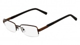 Nautica N7219 Eyeglasses Eyeglasses - 006 Satin Brown