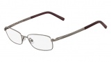 Nautica N7233 Eyeglasses Eyeglasses - 044 Brushed Silver