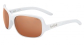 Bolle Kassia Sunglasses Sunglasses - 11751 Shiny White / Black / Polarized TNS