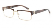 John Varvatos V137 Eyeglasses Eyeglasses - Brown Horn