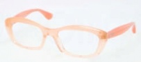 Miu Miu MU 02MV Eyeglasses Eyeglasses - QFI1O1 Orange Gradient