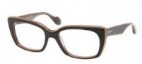 Miu Miu MU 05LV Eyeglasses Eyeglasses - KAY1O1 Top Black on Transparent