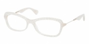 Miu Miu MU 06LV Eyeglasses Eyeglasses - KAR1O1 Light Gray Glitter