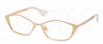 Miu Miu MU 53LV Eyeglasses Eyeglasses - LAD1O1 Golden Steel