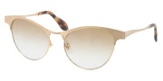 Miu Miu MU 50OS Sunglasses Sunglasses - GAS9S1 Brushed Gold / Brown Gradient Lens