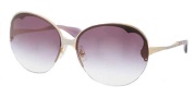 Miu Miu MU 51OS Sunglasses Sunglasses - LAD4W1 Brushed Silver Golden / Violet Gradient Lens
