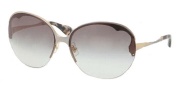 Miu Miu MU 51OS Sunglasses Sunglasses - LAF0A7 Brushed Gunmetal Golden / Gray Gradient Lens
