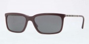 Burberry BE4137 Sunglasses Sunglasses - 326587 Dark Violet / Grey