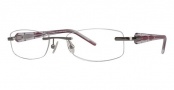 Adrienne Vittadini AV-18 Eyeglasses Eyeglasses - Silver / Gunmetal