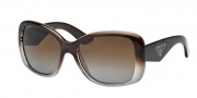 Prada PR 32PS Sunglasses Sunglasses - PDM6E1 Brown Gradient Gray / Polarized Brown Gradient
