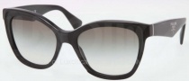 Prada PR 20PS Sunglasses Sunglasses - 1AB0A7 Black / Gray Gradient