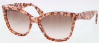 Prada PR 20PS Sunglasses Sunglasses - NAH0A6 Pink Marble / Brown Gradient