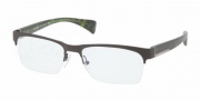 Prada PR 67PV Eyeglasses Eyeglasses - LAH101 Matte Tobacco / Demo Lens