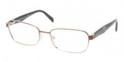 Prada PR 62OV Eyeglasses Eyeglasses - AAX101 Brown Gradient Pale Gold