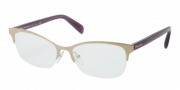 Prada PR 60PV Eyeglasses Eyeglasses - ZVN101 Pale Gold