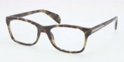 Prada PR 19PV Eyeglasses Eyeglasses - LAB101 Green Havana