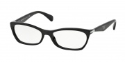 Prada PR 15PV Eyeglasses Eyeglasses - 1AB1O1 Black