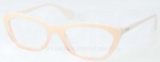 Prada PR 03QV Eyeglasses Eyeglasses - QFK101 Ivory Gradient Pink
