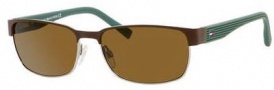 Tommy Hilfiger T_hilfiger 1162/S Sunglasses Sunglasses - 0V4L Ruthenium / Semi Matte Brown / Brown Lens