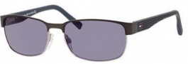 Tommy Hilfiger T_hilfiger 1162/S Sunglasses Sunglasses - 0V4V Ruthenium / Semi Matte Dark Ruthenium / Gray Lens