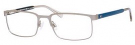 Tommy Hilfiger T_hilfiger 1235 Eyeglasses Eyeglasses - 01lR Matte Ruthenium / Blue